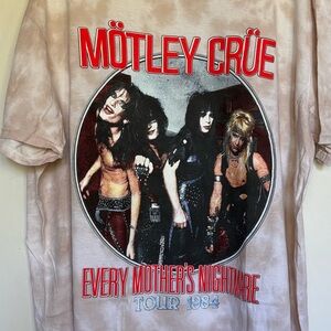 Motley Crew Every Mother’s Nightmare 1984 T Shirt